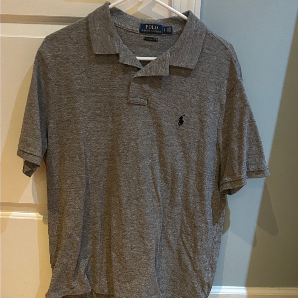 Polo by Ralph Lauren Classic Gray Polo Shirt